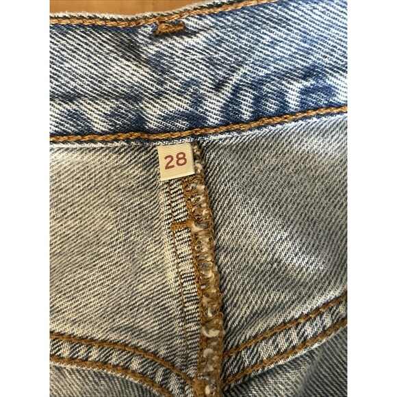 Levi's Women's Denim Maxi Skirt With Slit Size 28 (30) See Photos NWT - Picture 5 of 14